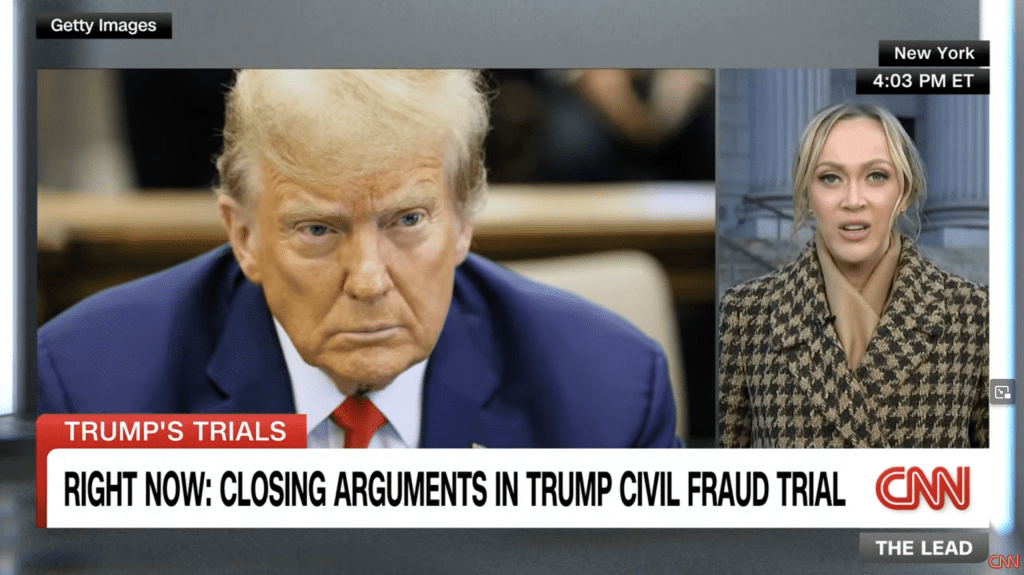 Former President Donald Trump in New York Court